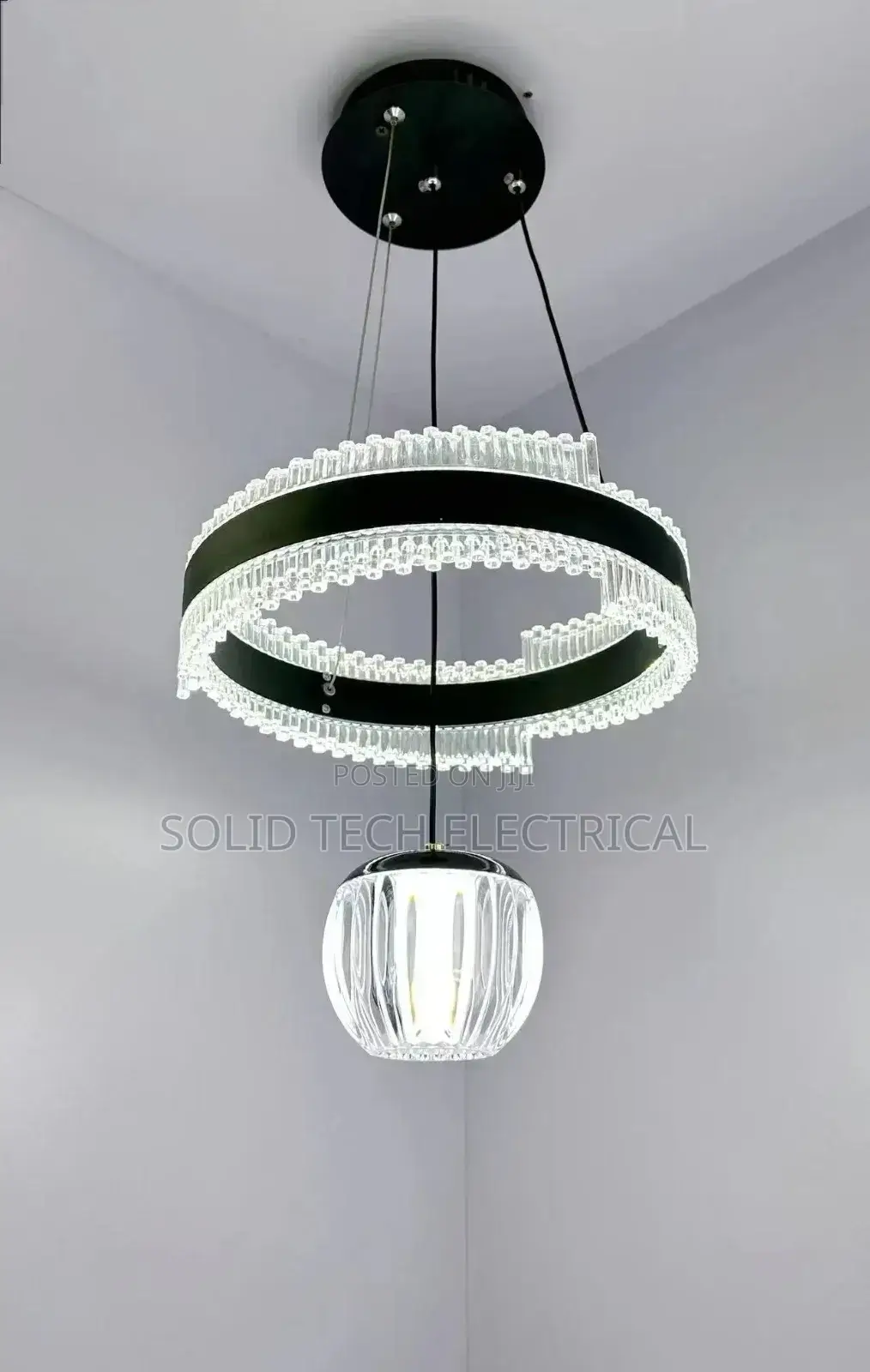 Led Droplight Chandelier Warmwhite and Blue