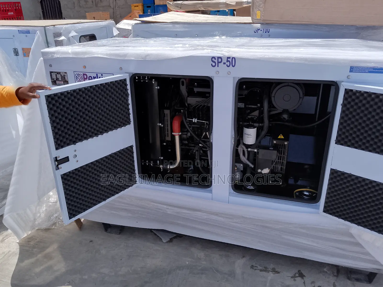 The Robust Construction Perkins 50kva Soundproof Generator