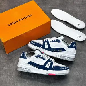 Original Louis Vuitton Leather Sneakers Available in Store