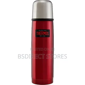 Genuine Thermos 500ml Light Compact Vacuum Steel Flask Red
