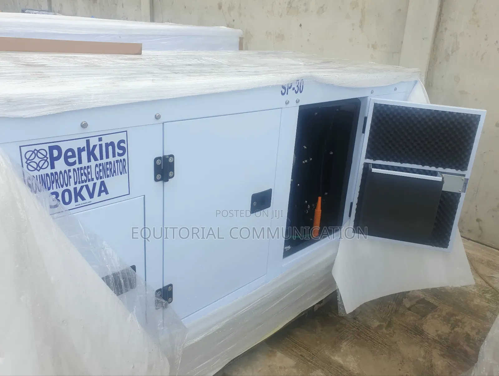 30KVA Perkins 1500 RMP Engine Speed Diesel Generator