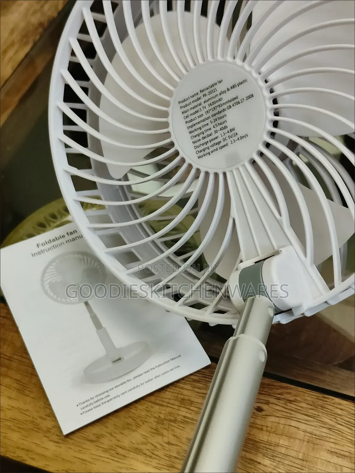 ZK Rechargeable Foldable Fan