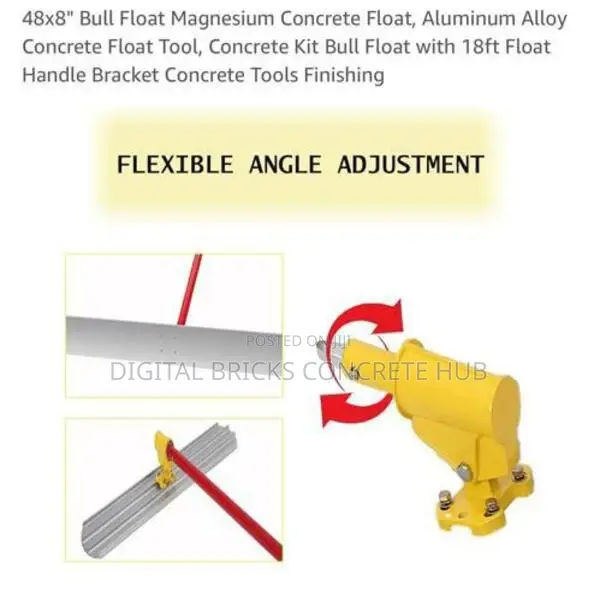 Stamp Concrete Bull Float With Two Handles