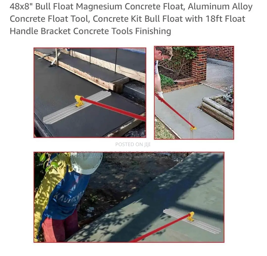 Stamp Concrete Bull Float With Two Handles