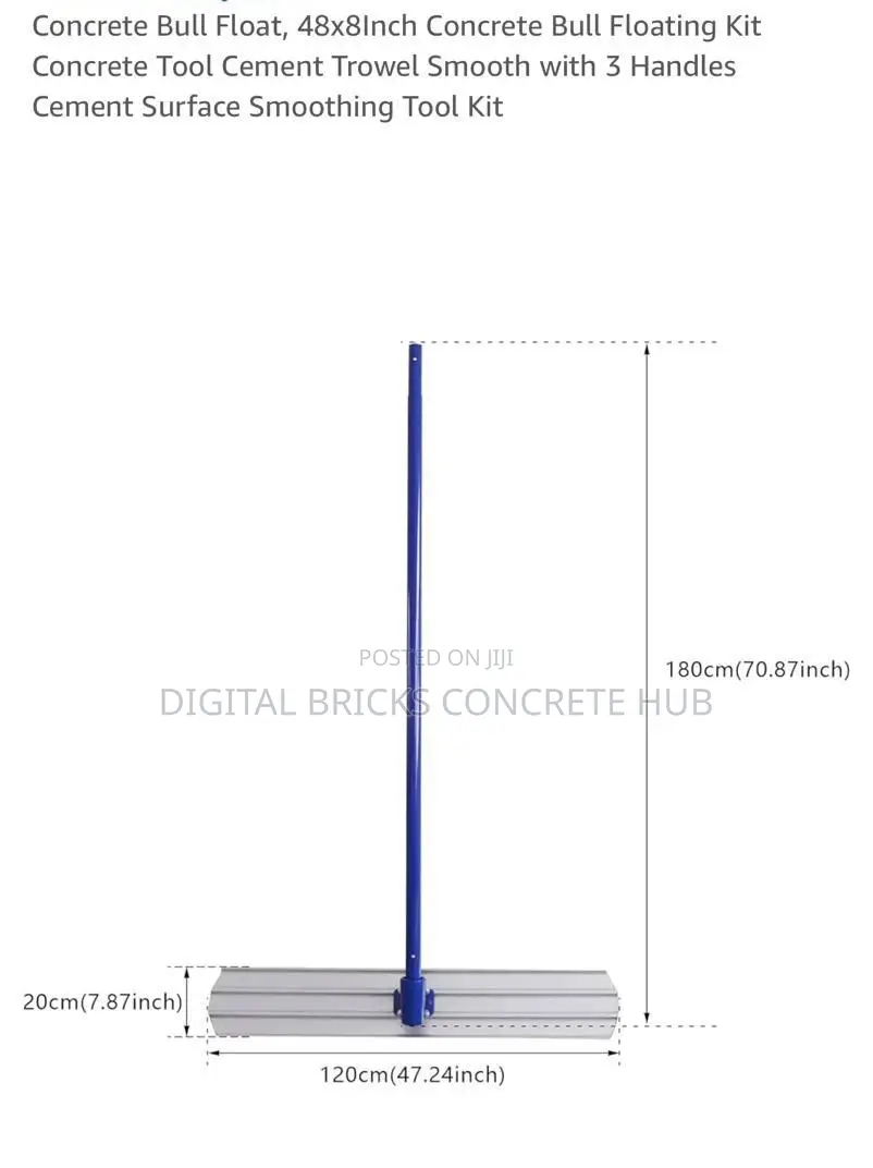Stamp Concrete Bull Float With Two Handles