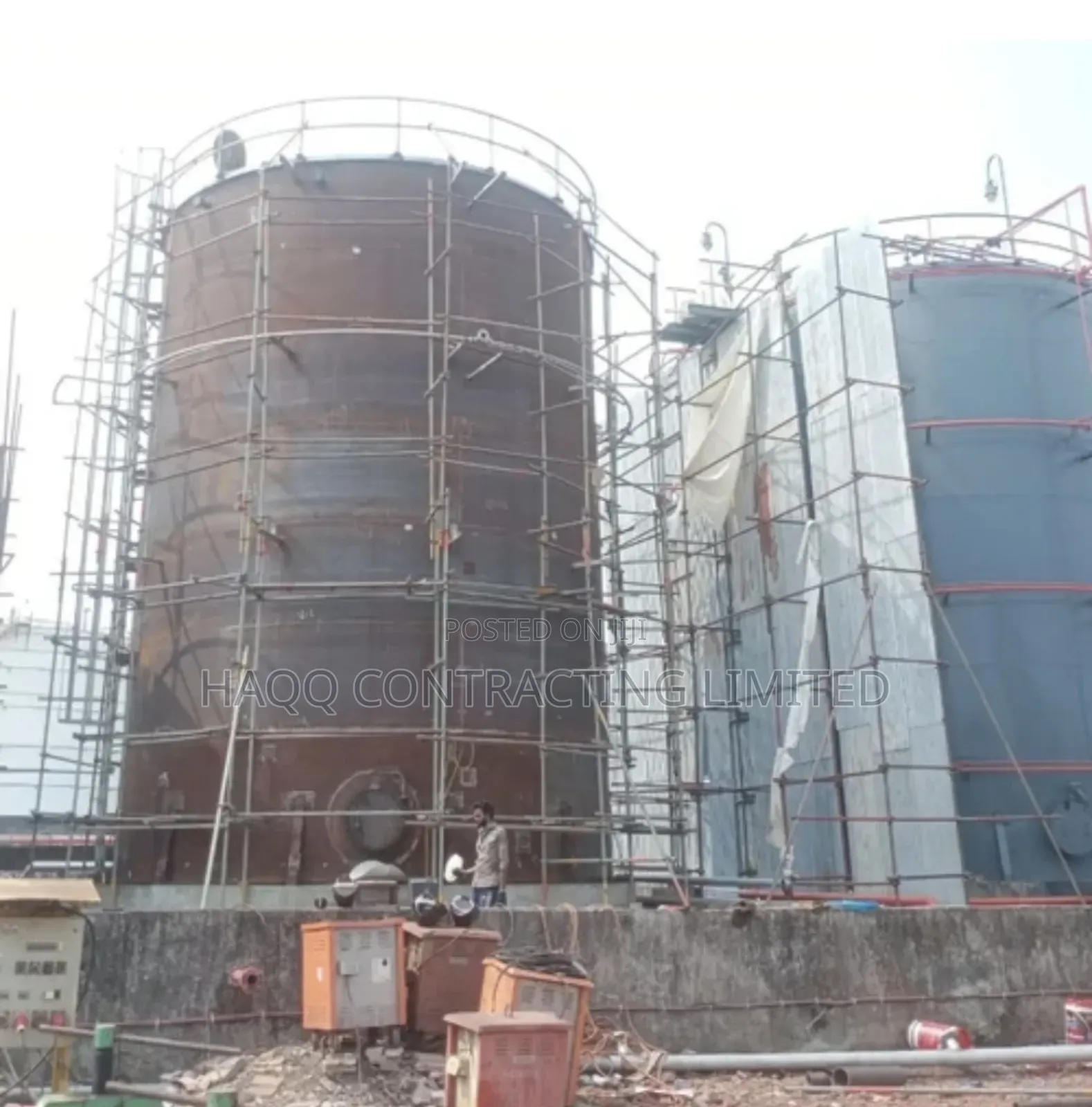 Storage Tanks Fabrication On Site