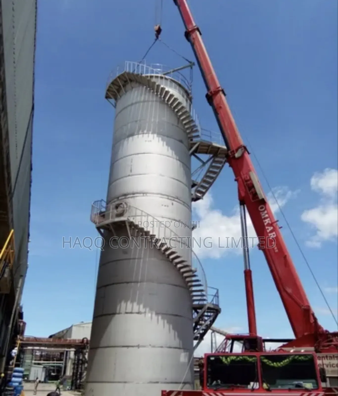 Storage Tanks Fabrication On Site
