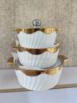 Exotic White Thick Glass Plates With Gold Plated Edges