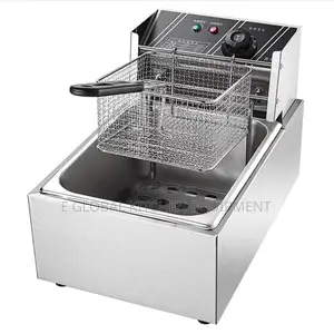 Electric 8liter Cooking Fryer 1tank 1baskets