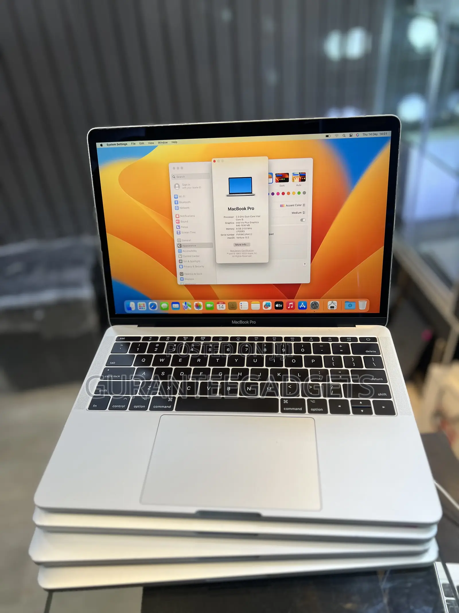 Laptop Apple MacBook Pro 2017 8GB Intel Core i5 SSD 128GB