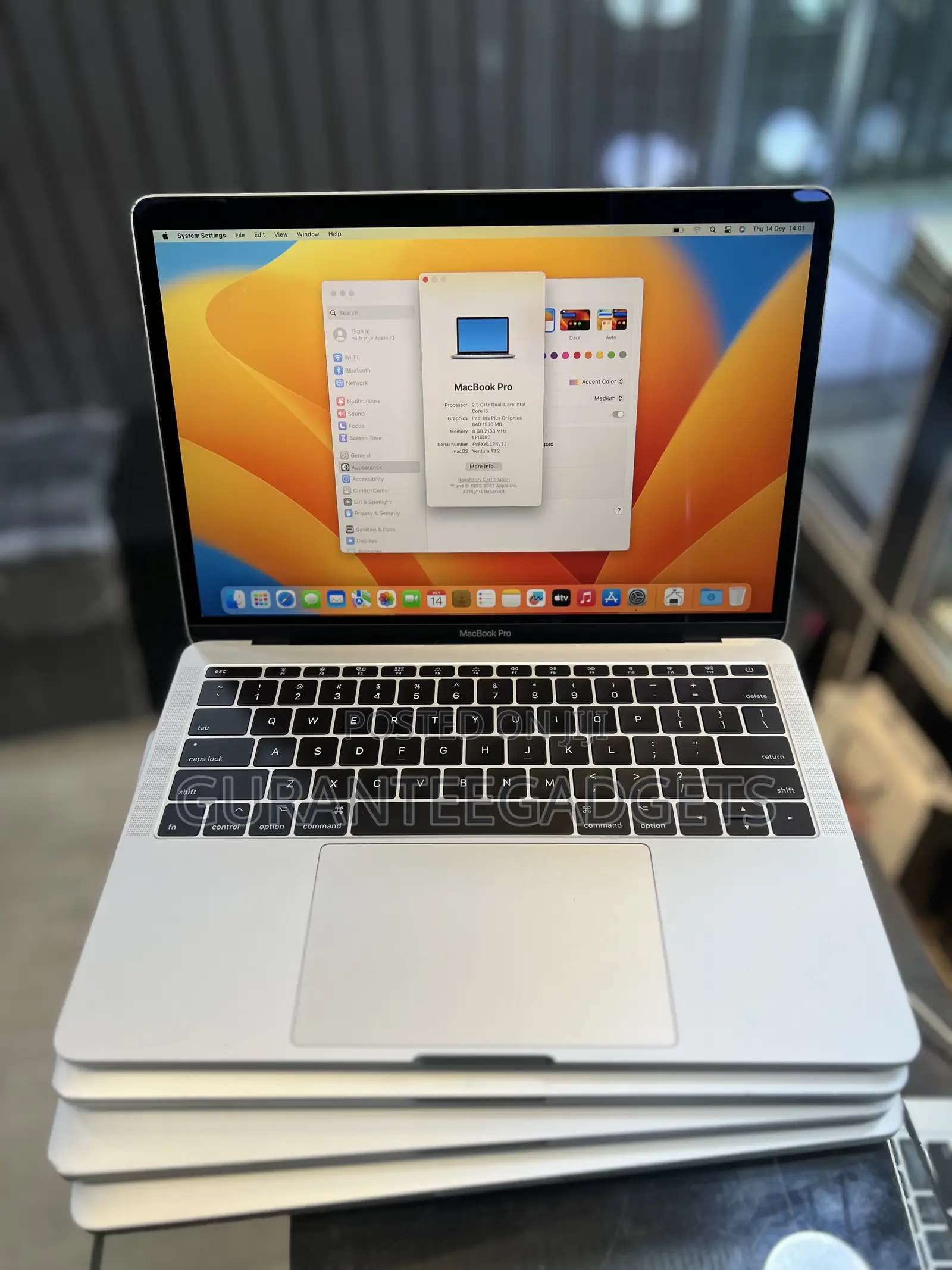 Laptop Apple MacBook Pro 2017 8GB Intel Core i5 SSD 128GB