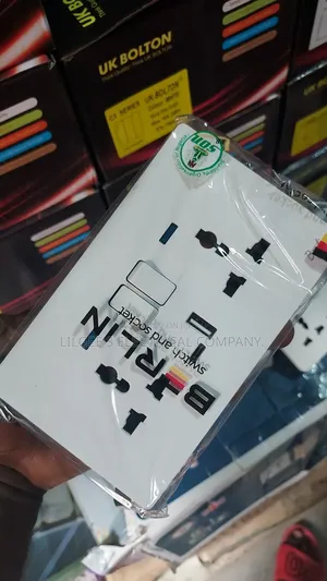13 Amps Berlin Double Socket With Usb and Type C