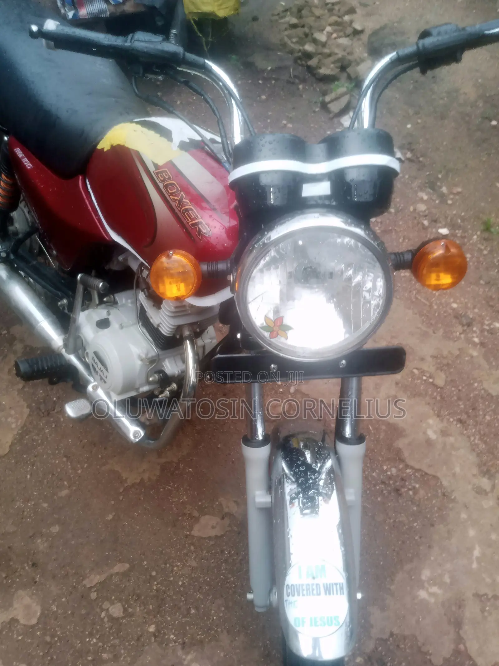 New Bajaj Boxer 2024 Red