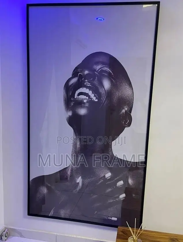 Black Image With Acrylic Frame
