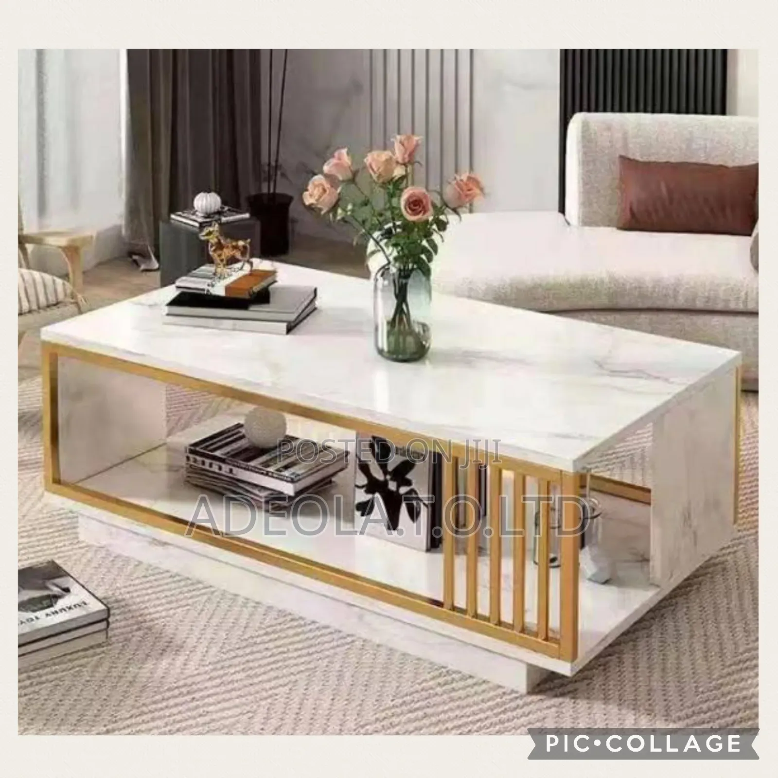 Faux Center Table