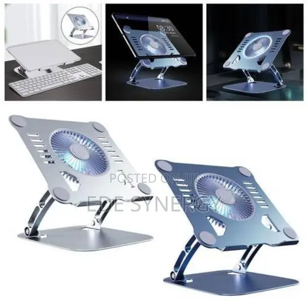 Laptop Stand With Cooling Fan Multi Angle Computer