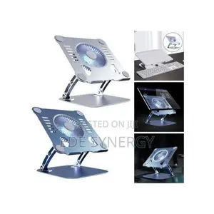 Laptop Stand With Cooling Fan Multi Angle Computer