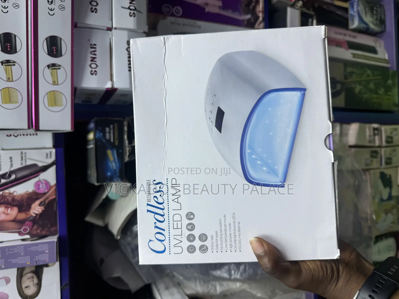 Cordless Rechargeable UV LED Lamp