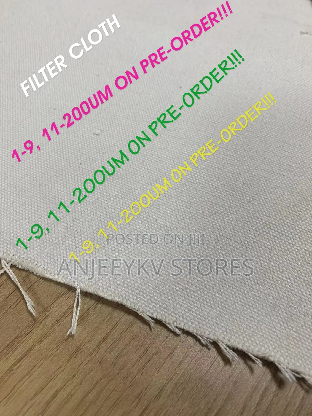 Filter Bag And Filter Clothes