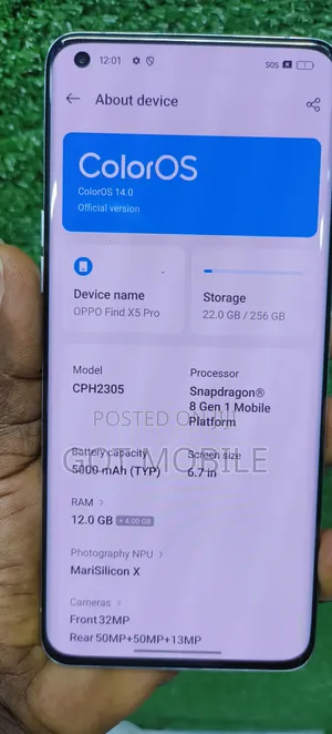 Oppo Find X5 Pro 256 GB Black