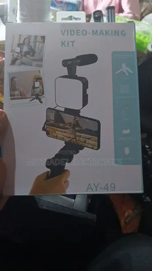 Video Making Kits Microphone, Led Tripod With Remote Control