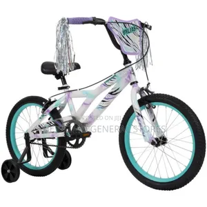 Huffy 18-Inch Unleash Girls Bike for Kids, Purple