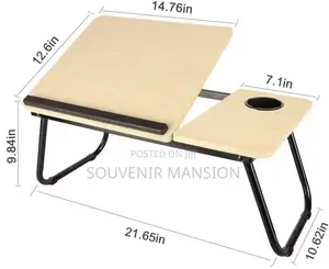 Adjustable Foldable Laptop Table For Bed