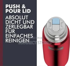 Genuine Thermos 500ml Light Compact Vacuum Steel Flask Red