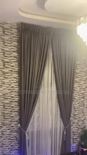 Luxury 3pleat Curtains in Stairs