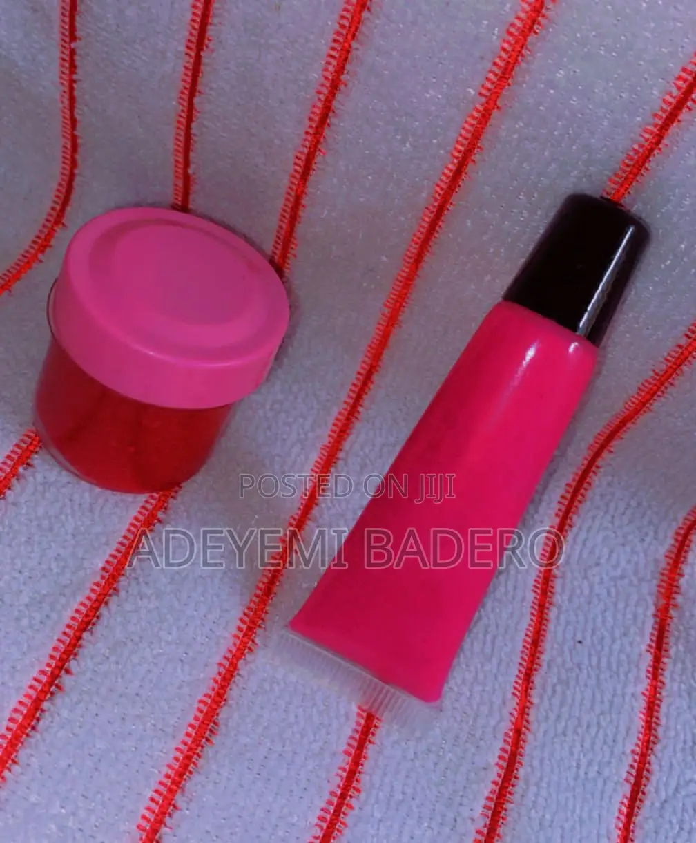 Pink Lips Balm and Scrub