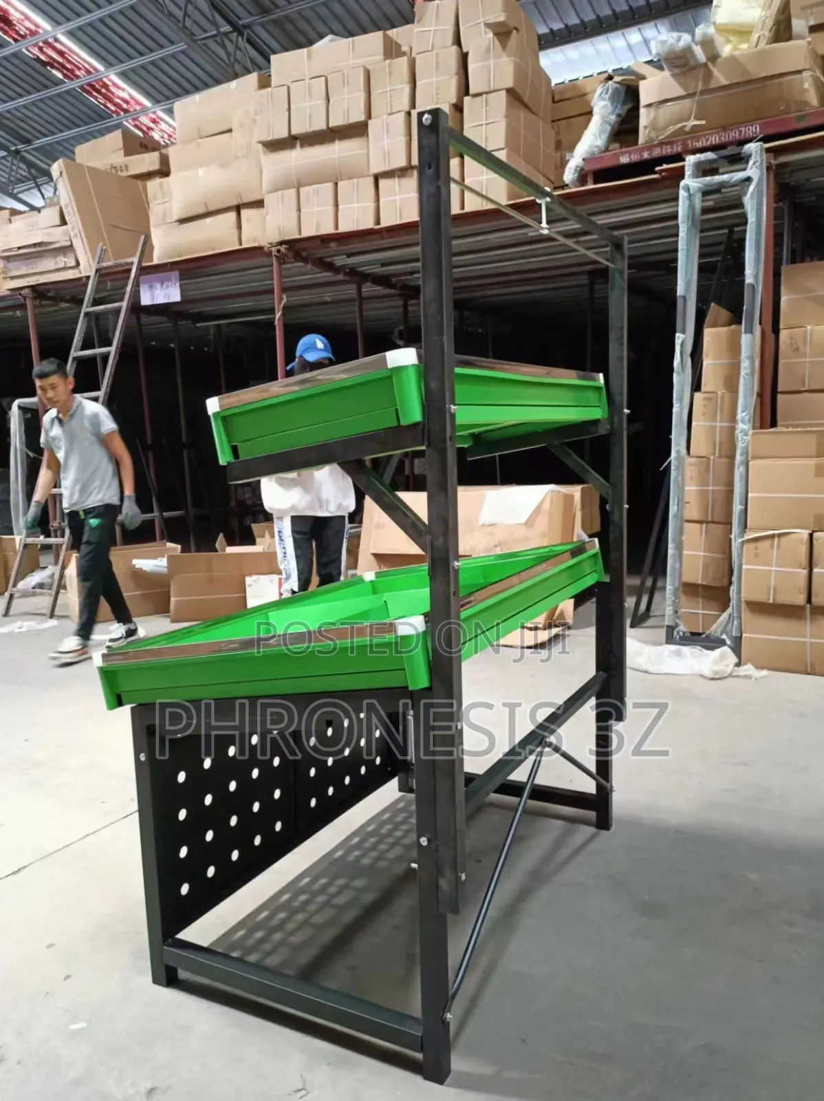 Supermarket Fruit and Vegetable Display Rack
