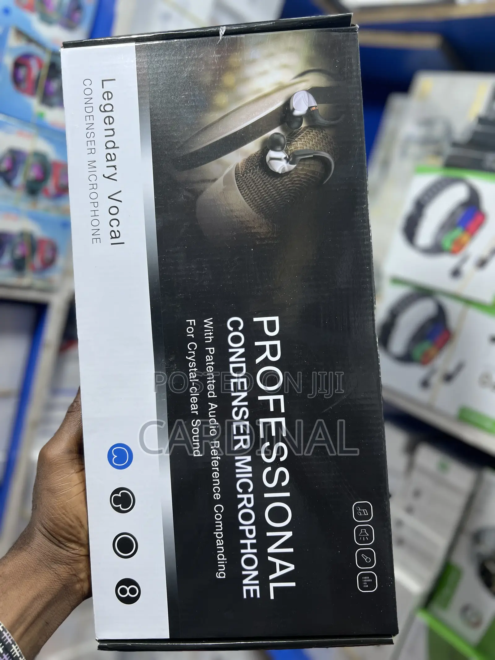 Condenser Professional Mic With Sound Card