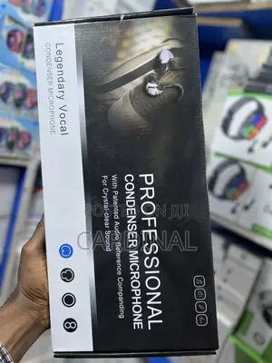 Condenser Professional Mic With Sound Card