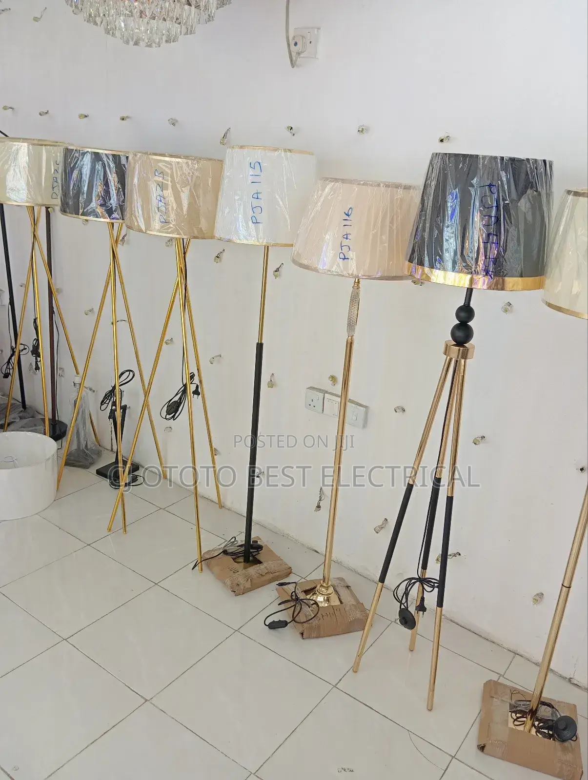 Select Your Luxury Standing Lamp  All Available.