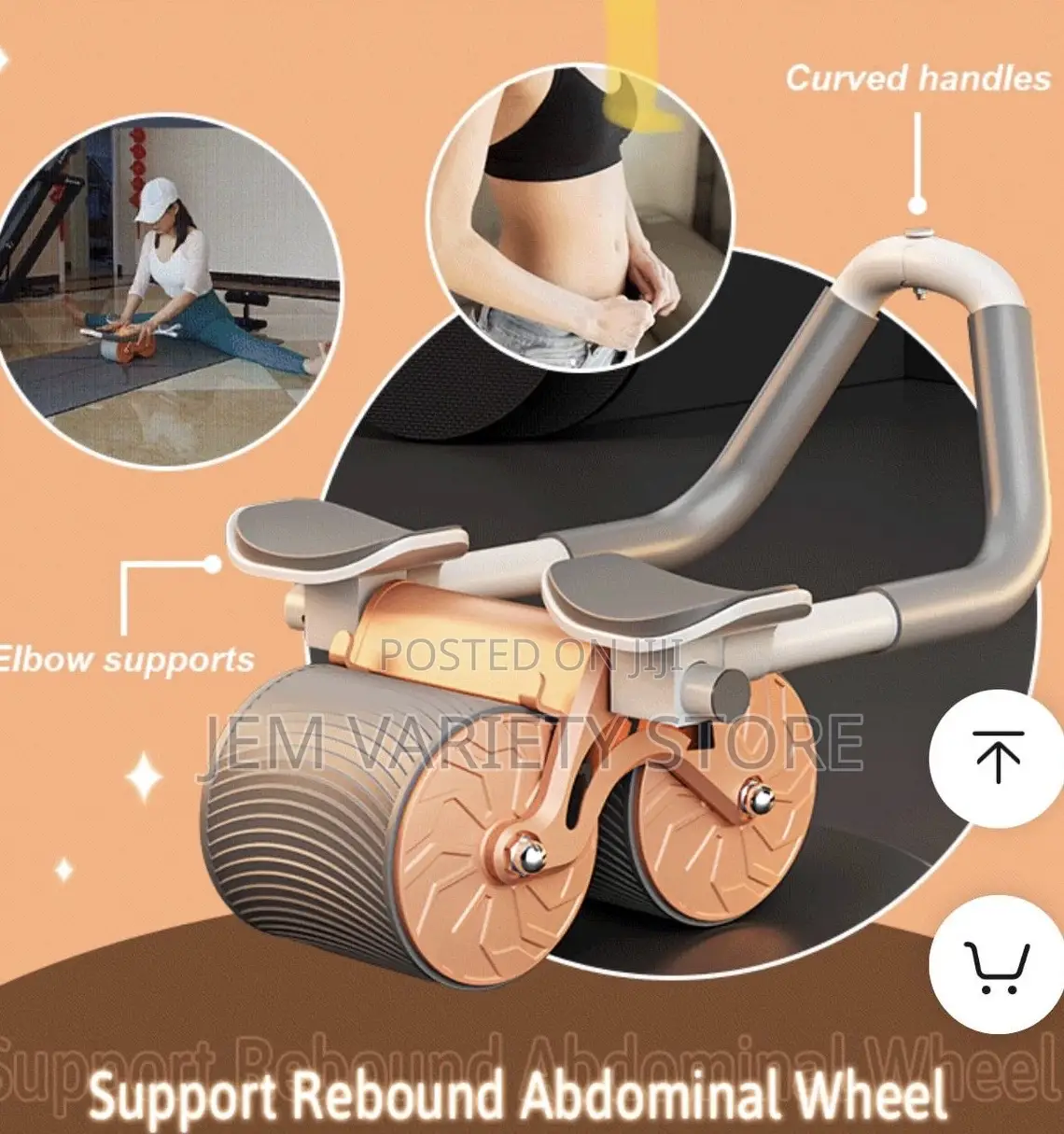 Automatic Rebound Healthy Abdominal Wheels