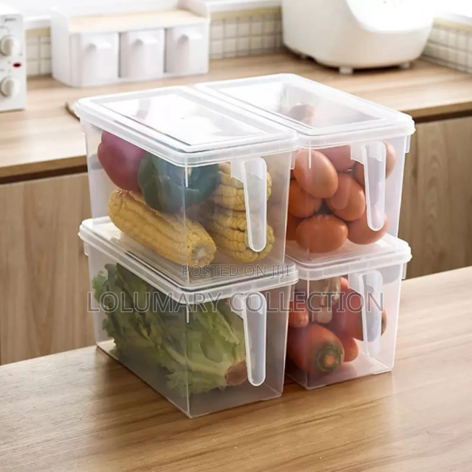 Refrigerator Food Storage Container Fridge Organizer Box
