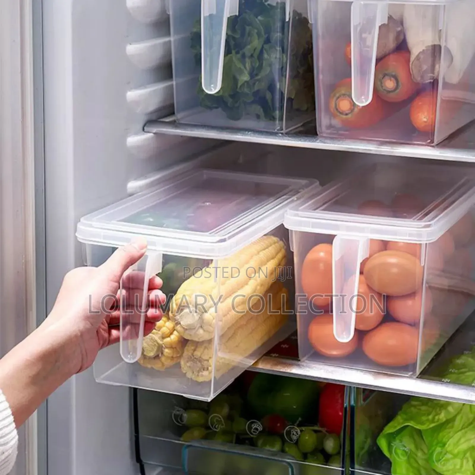 Refrigerator Food Storage Container Fridge Organizer Box