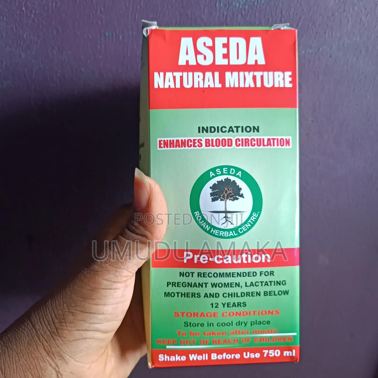 Aseda Ghana Herbal Drink, Stroke, Hbp,Heart Attack