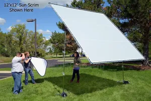 12 Feet X 12 Feet Butterfly Differ( Sun Scrim). With Wheels
