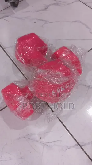 A Pair of 5kg Aerobic Dumbbells