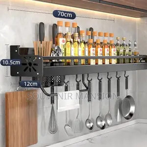 Wall Mounted Kitchen Storage Rack