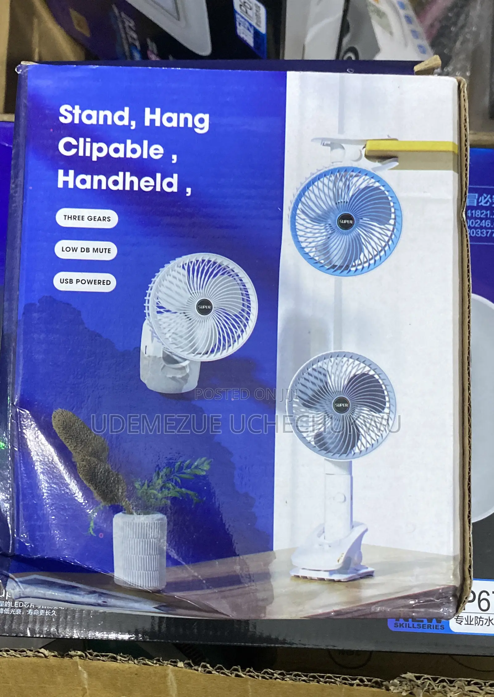 Both Stand Nd Handheld Fan