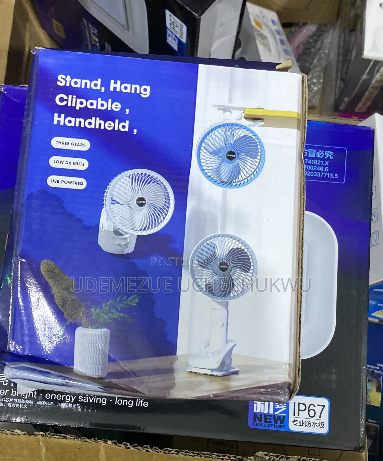 Both Stand Nd Handheld Fan