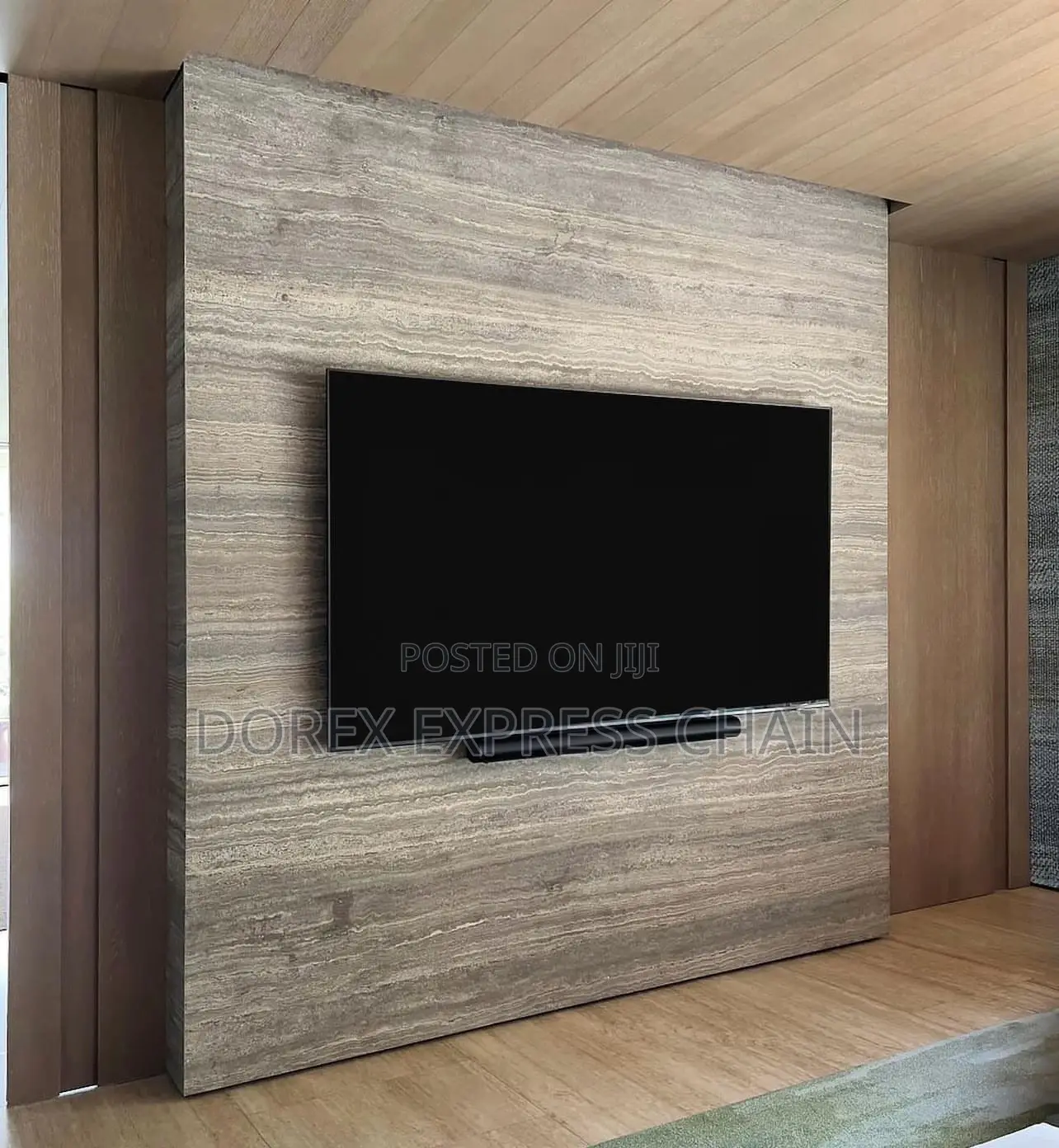 Simple Wall TV Design by Dorex-Interiors