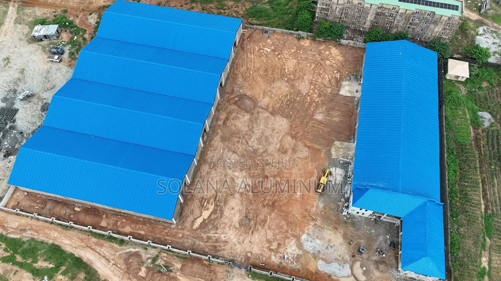 0.65mm Deep Blue Longspan Aluminium Roofing Sheets