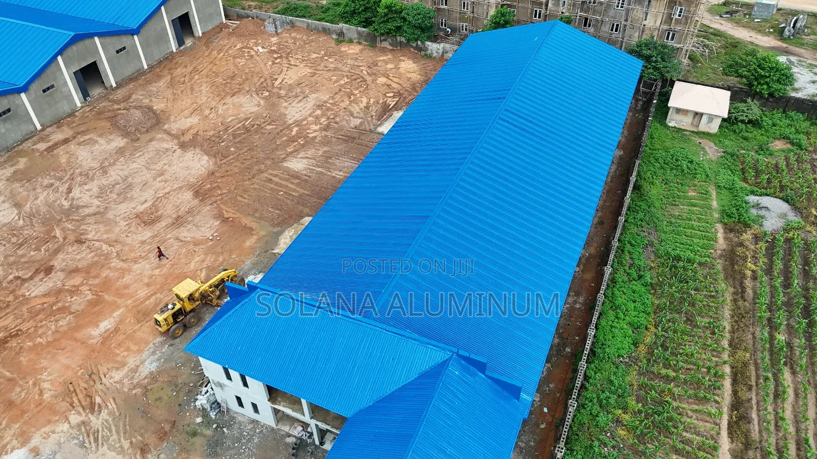 0.65mm Deep Blue Longspan Aluminium Roofing Sheets