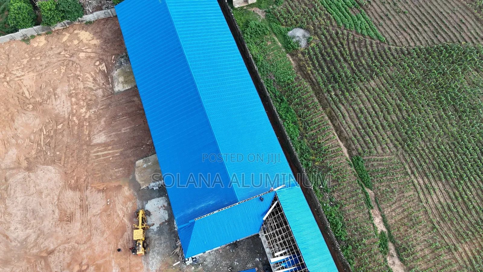 0.65mm Deep Blue Longspan Aluminium Roofing Sheets