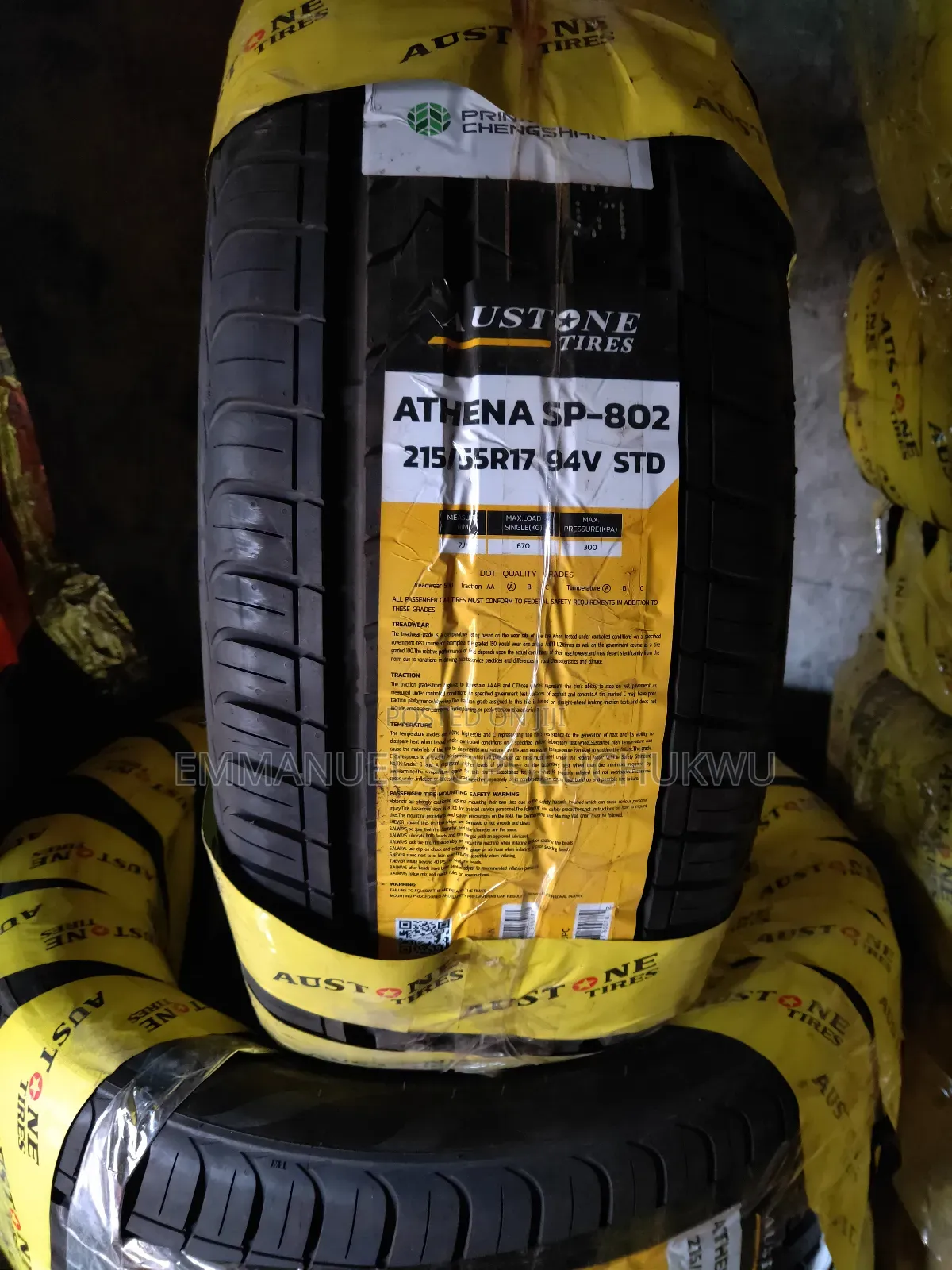Brand New Tyres