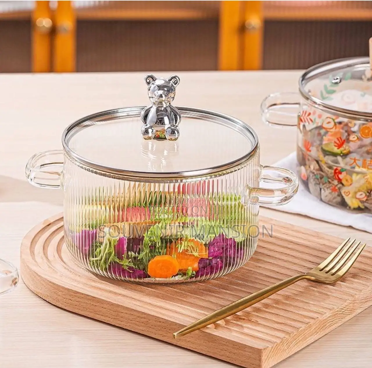 Borosilicate Induction Cooking Pot