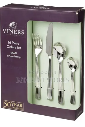 VINERS GRACE 18/10 Stainless Steel 16 Piece Cutlery Gift Set